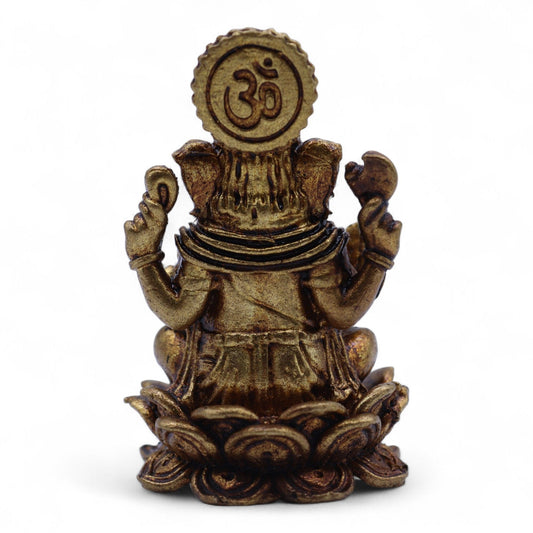 Brass Miniature Gods - Ganesha (52gms) - 49mm
