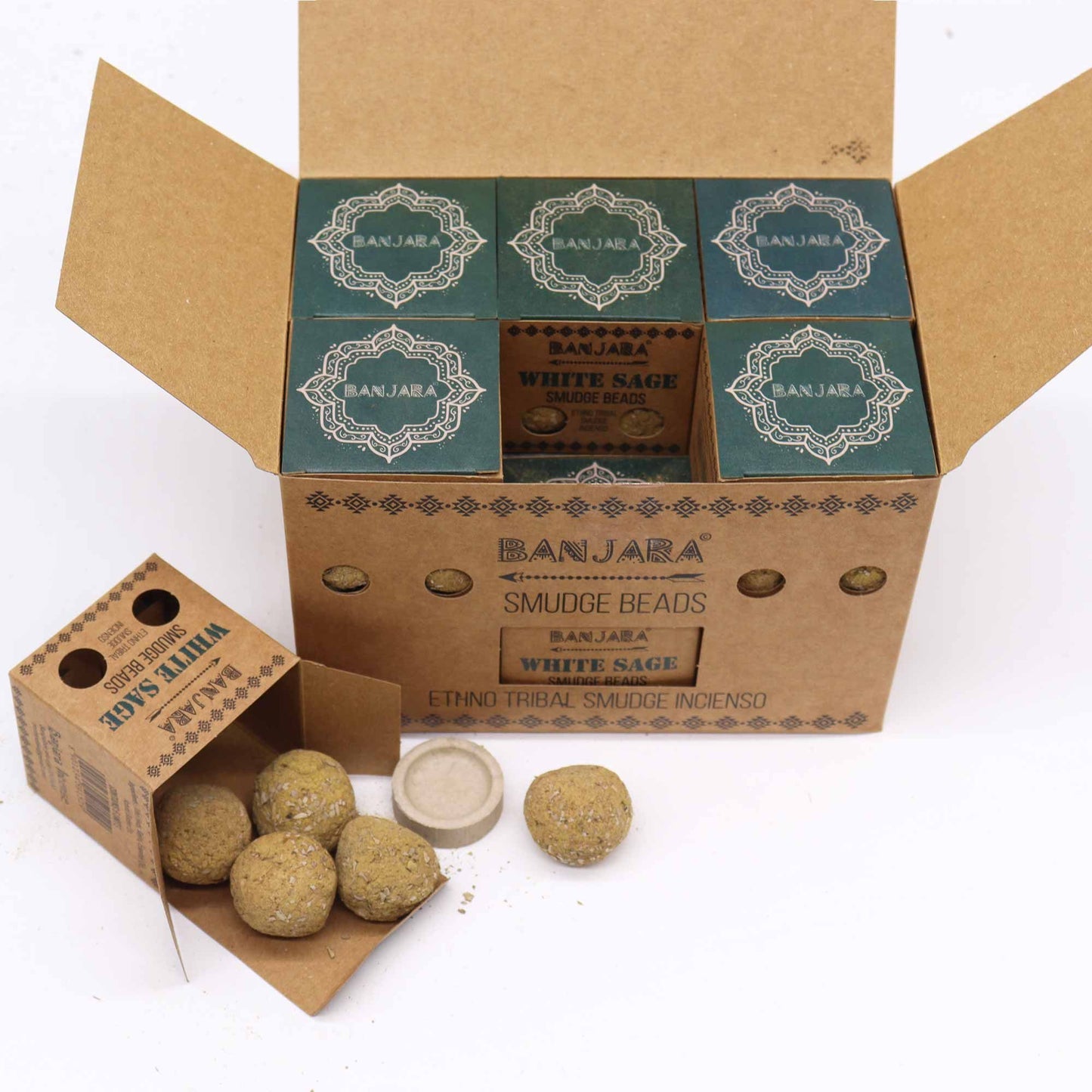 Banjara Smudge Beads - White Sage