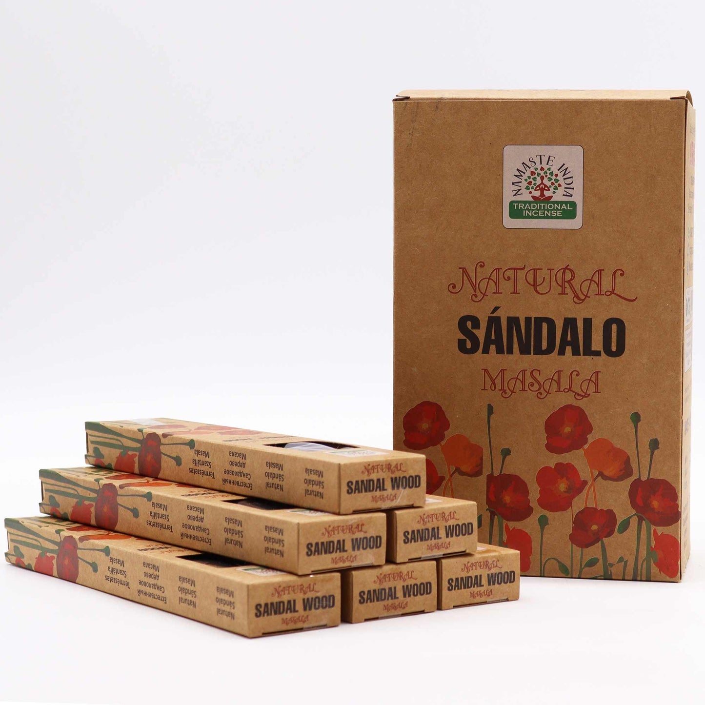 Natural Botanical Masala Incense - Sandalwood