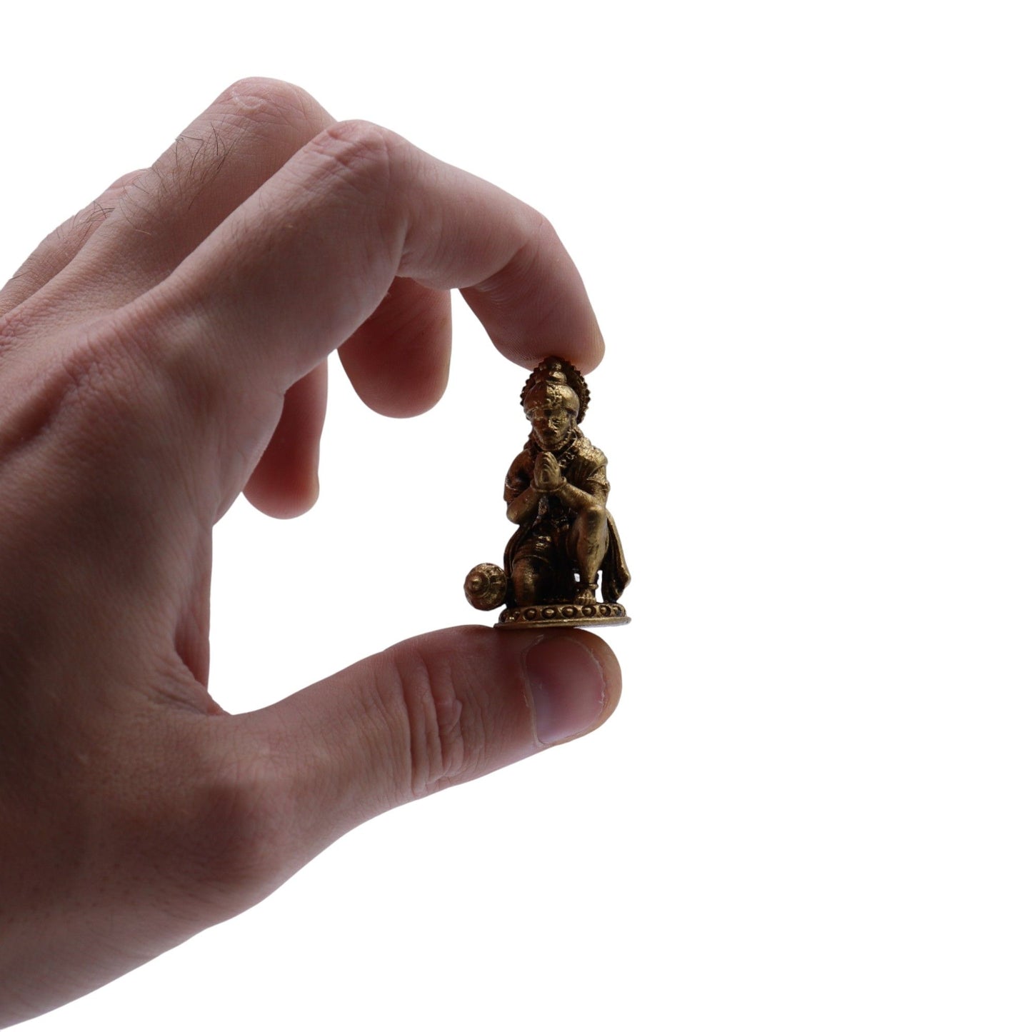 Brass Miniature Gods - Hanuman (30gms) - 36mm