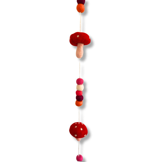 Felt Wall Hanging - Redtop Mushrooms