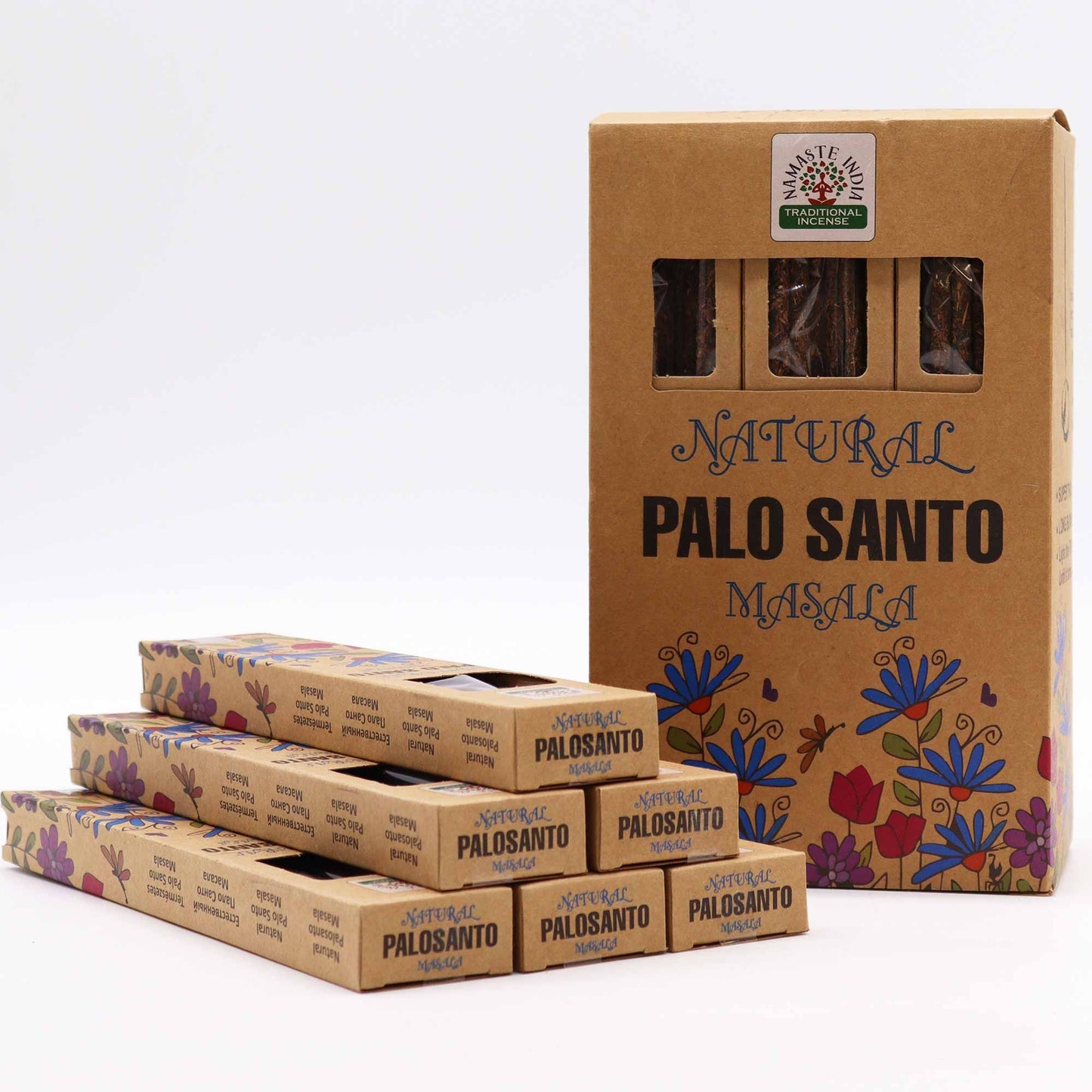 Natural Botanical Masala Botanical Incense - Palo Santo