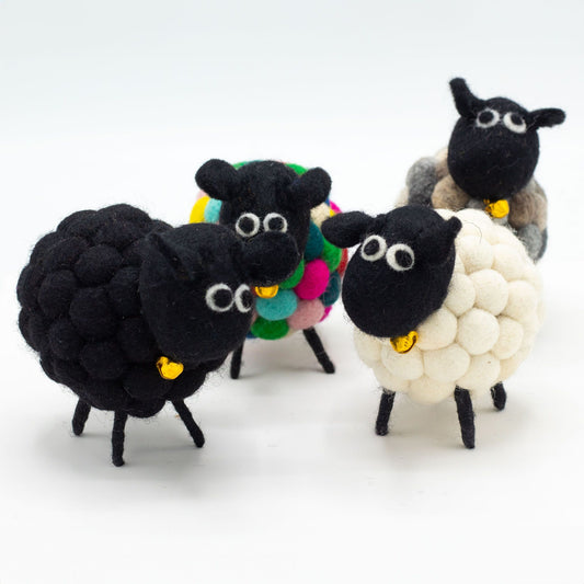 Little Felt Sheep - Black