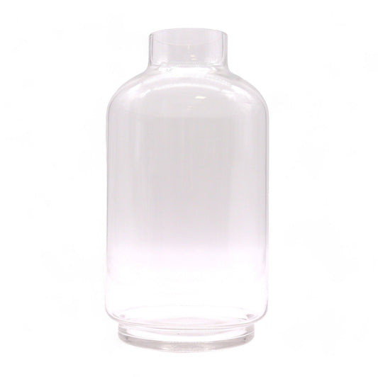 Large Ball Top Terrarium on Dark Tung Wood