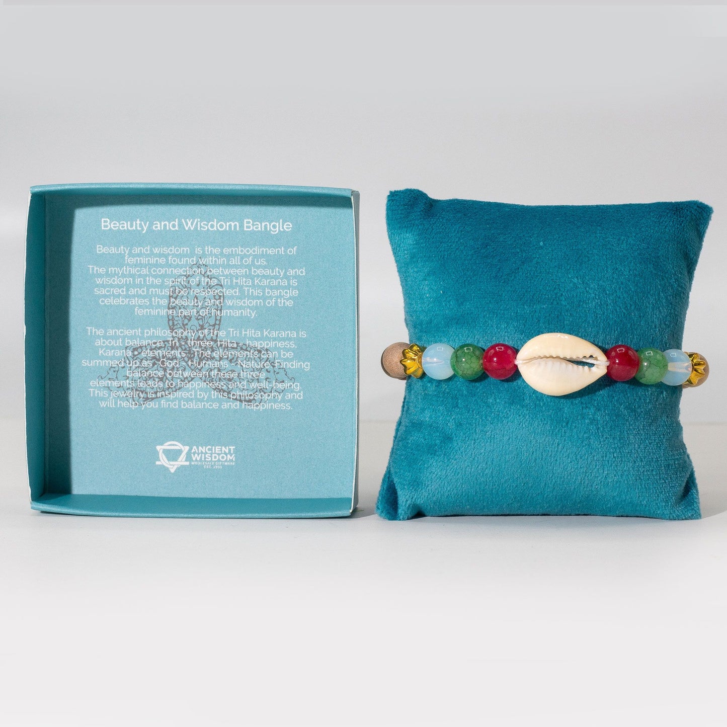 Tri Hita Karana Bangle - Beauty & Wisdom