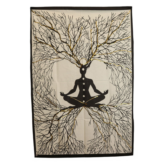 Cotton Wall Art (70x110cm) - Chakra Earth Connection
