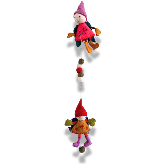 Felt Wall Hanging - Fairy Angels