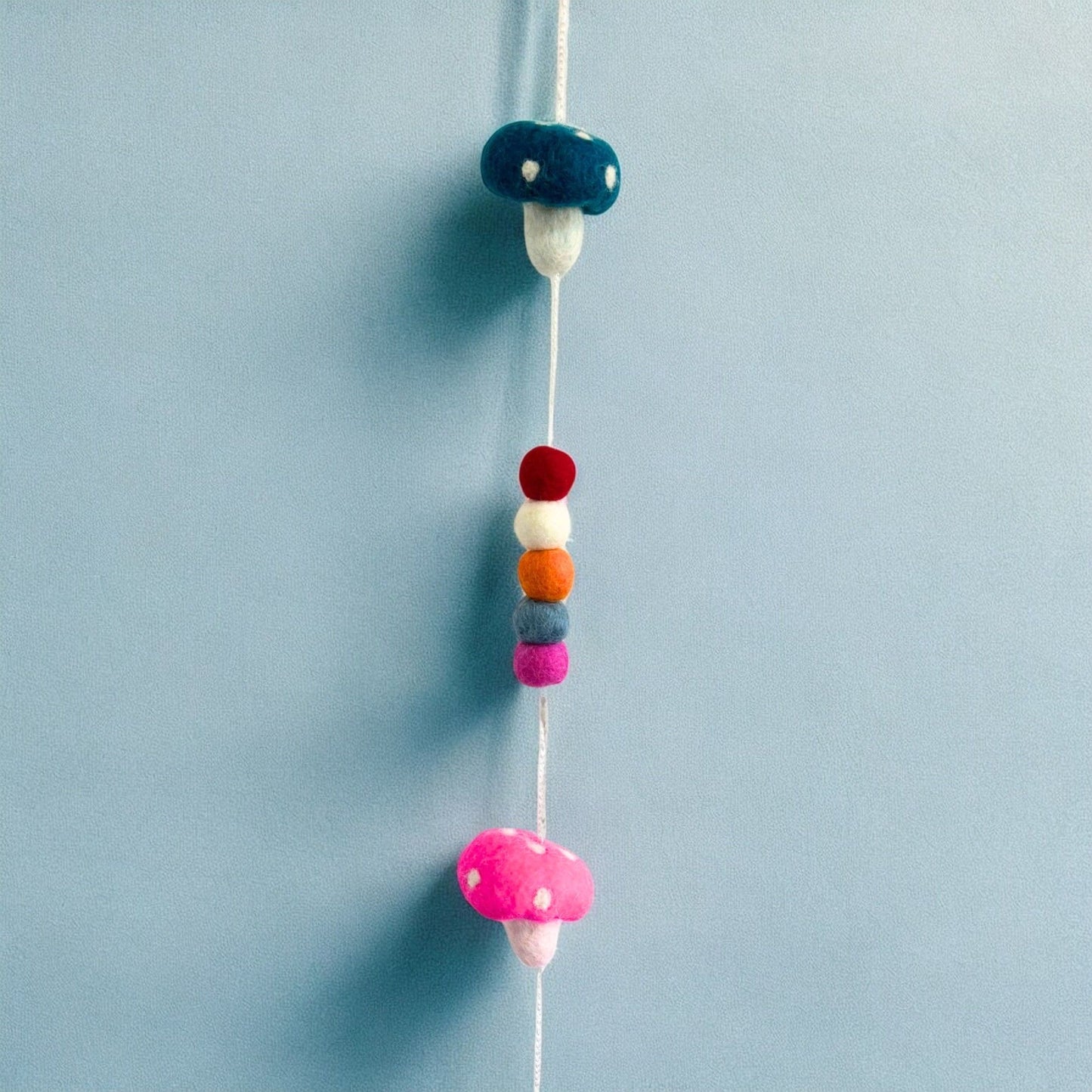 Felt Wall Hanging - Mushrooms (random colours)