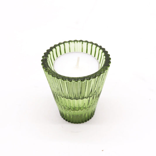 Flip Dinner Candle / Tealight Holder - Garden Jade