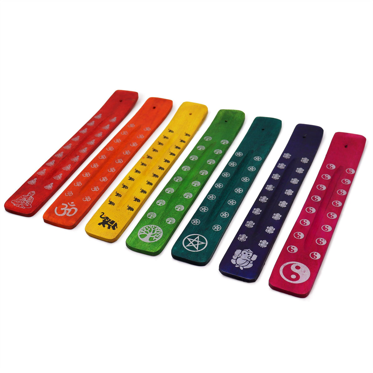 Assorted colours and designs ashcatchers, a decorative and practical incense gift