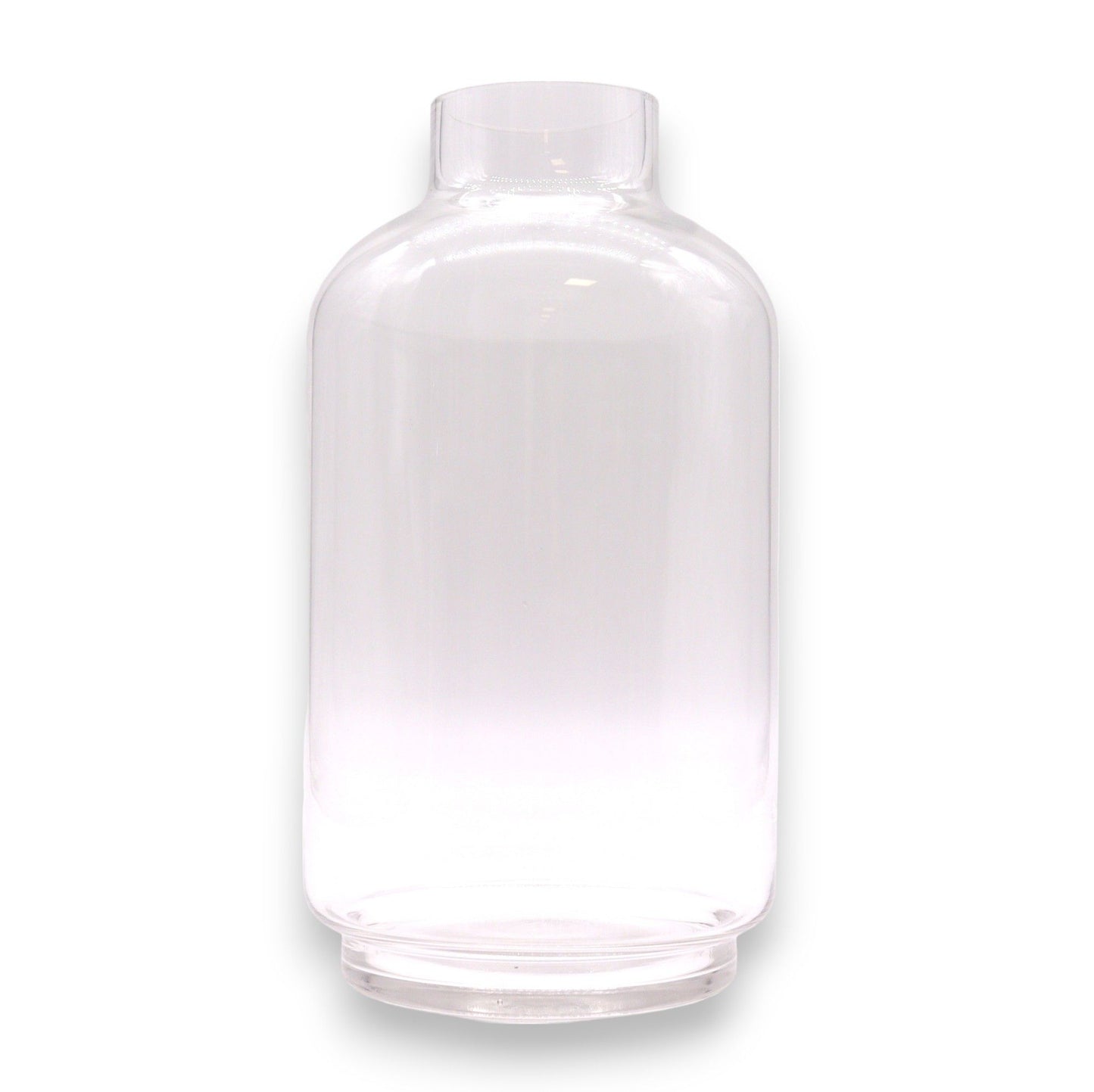 Large Ball Top Terrarium on Dark Tung Wood