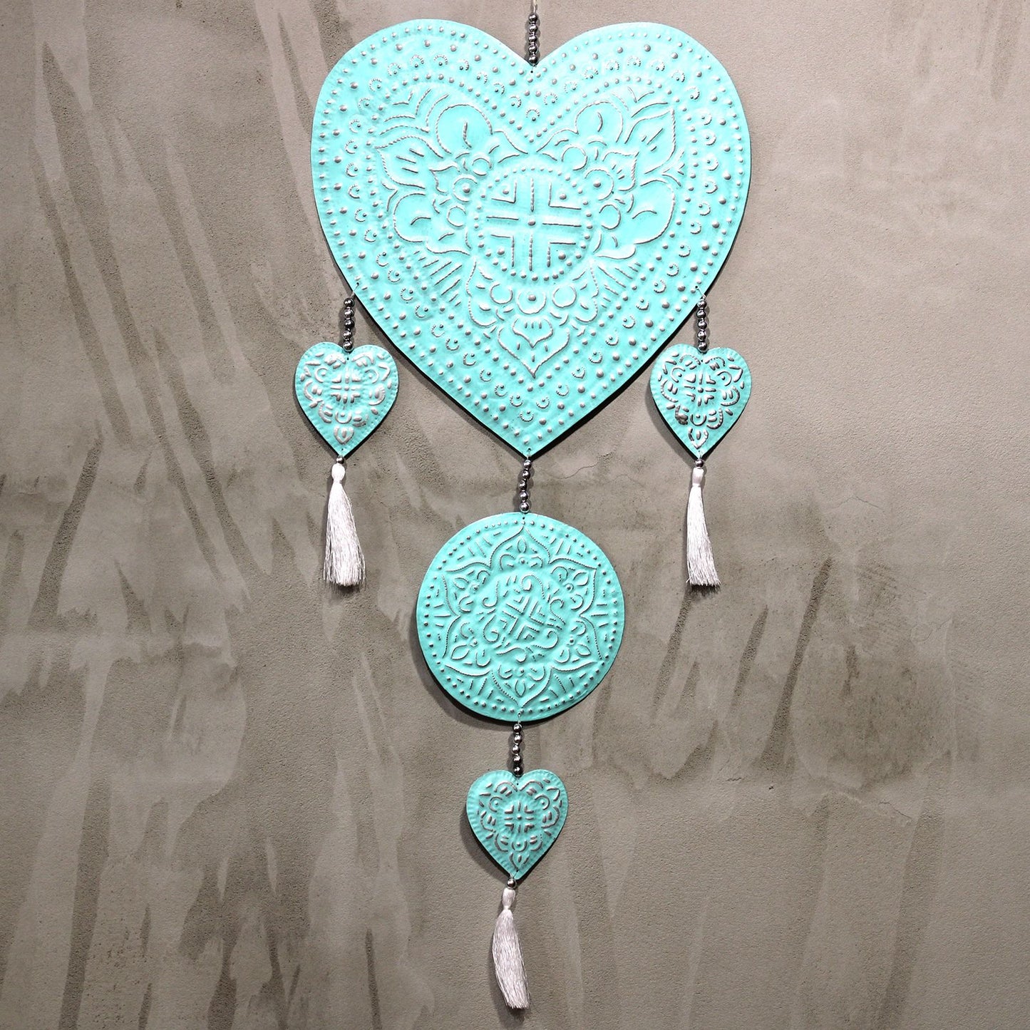 Aluminium Mobile - Hearts (assorted colors)