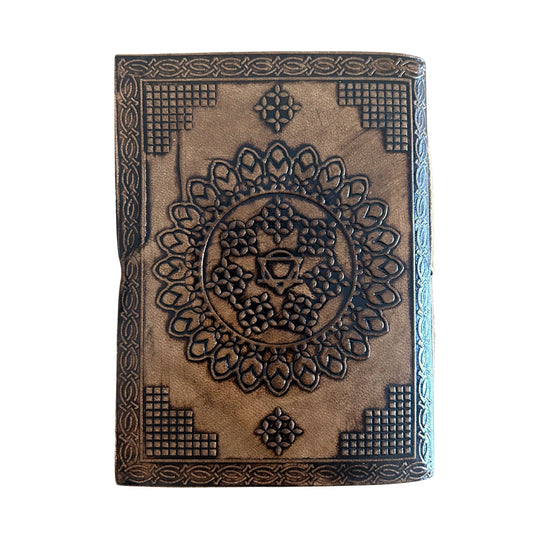 Assorted Esoteric Leather Notebooks - 15x11.5 cm