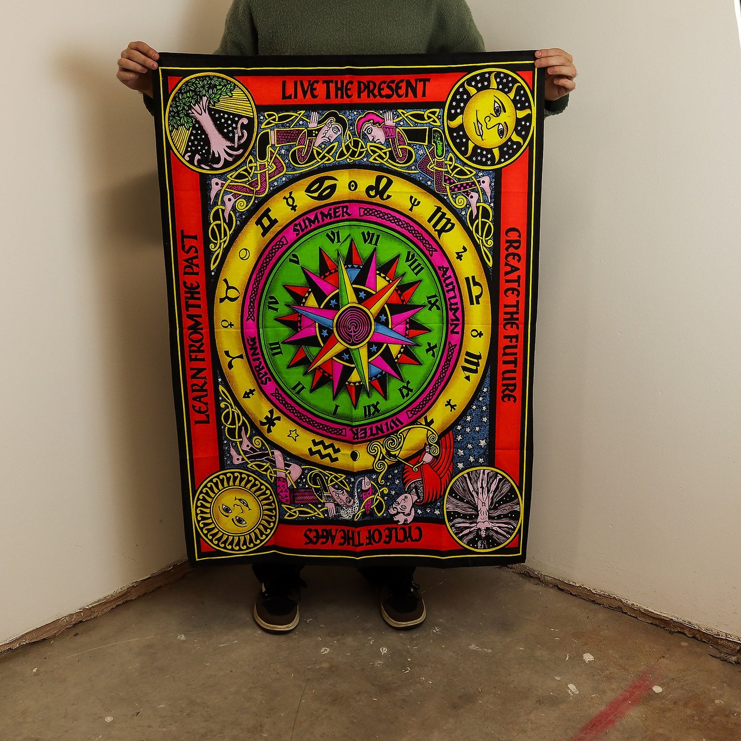 Cotton Wall Art (70x110cm) - Circle of Life
