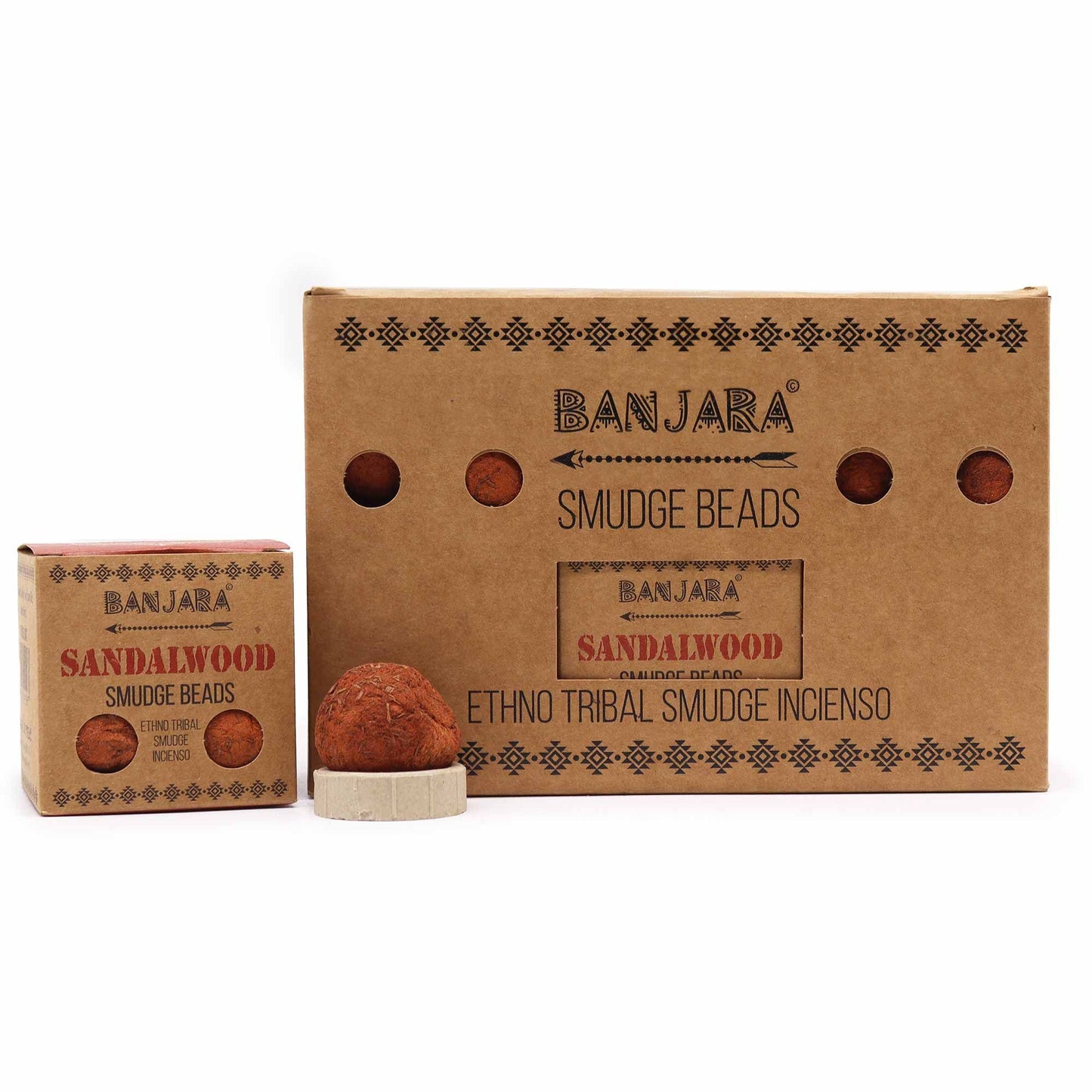 Banjara Smudge Beads - Sandalwood