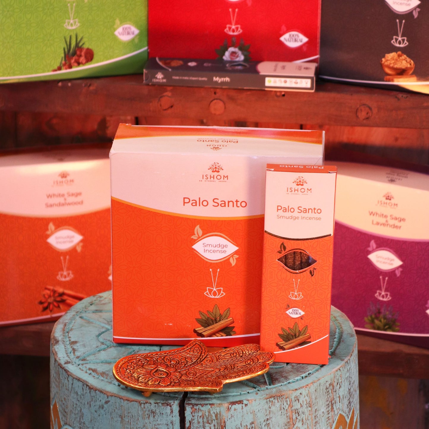 Ishom Smudge Incense - White Sage & Sandalwood