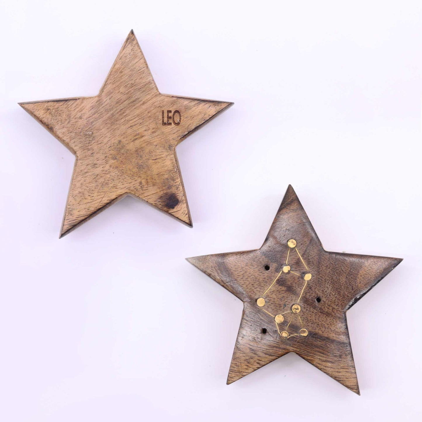 Engraved and Brass Zodiac Sign Incense Burner- Star