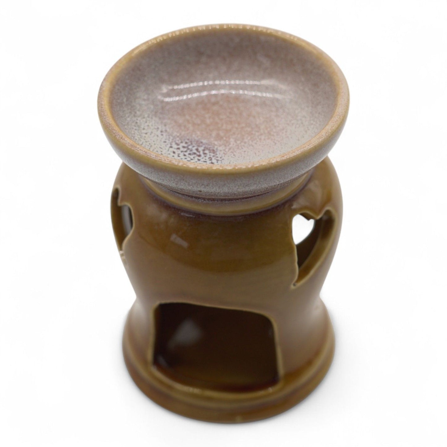 Classic Rustic Oil Burner - Heart Cut-out (assorted)