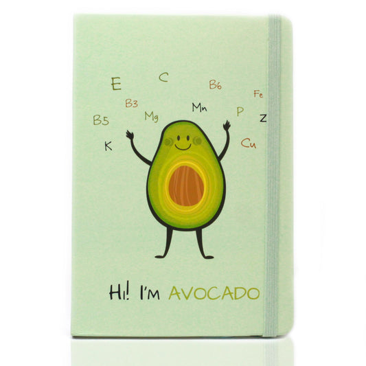 Cool A5 Notebook - Assorted Designs - Crazy Avocado