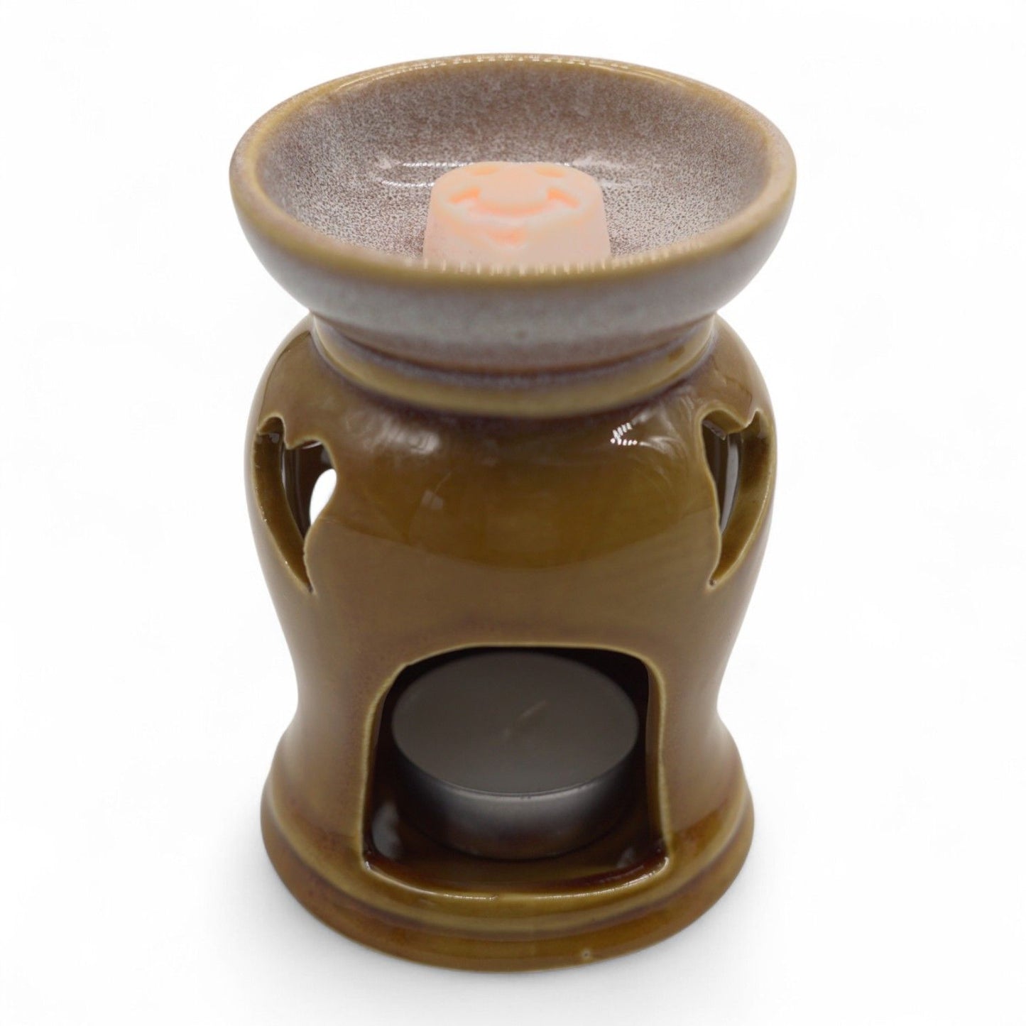 Classic Rustic Oil Burner - Heart Cut-out (assorted)