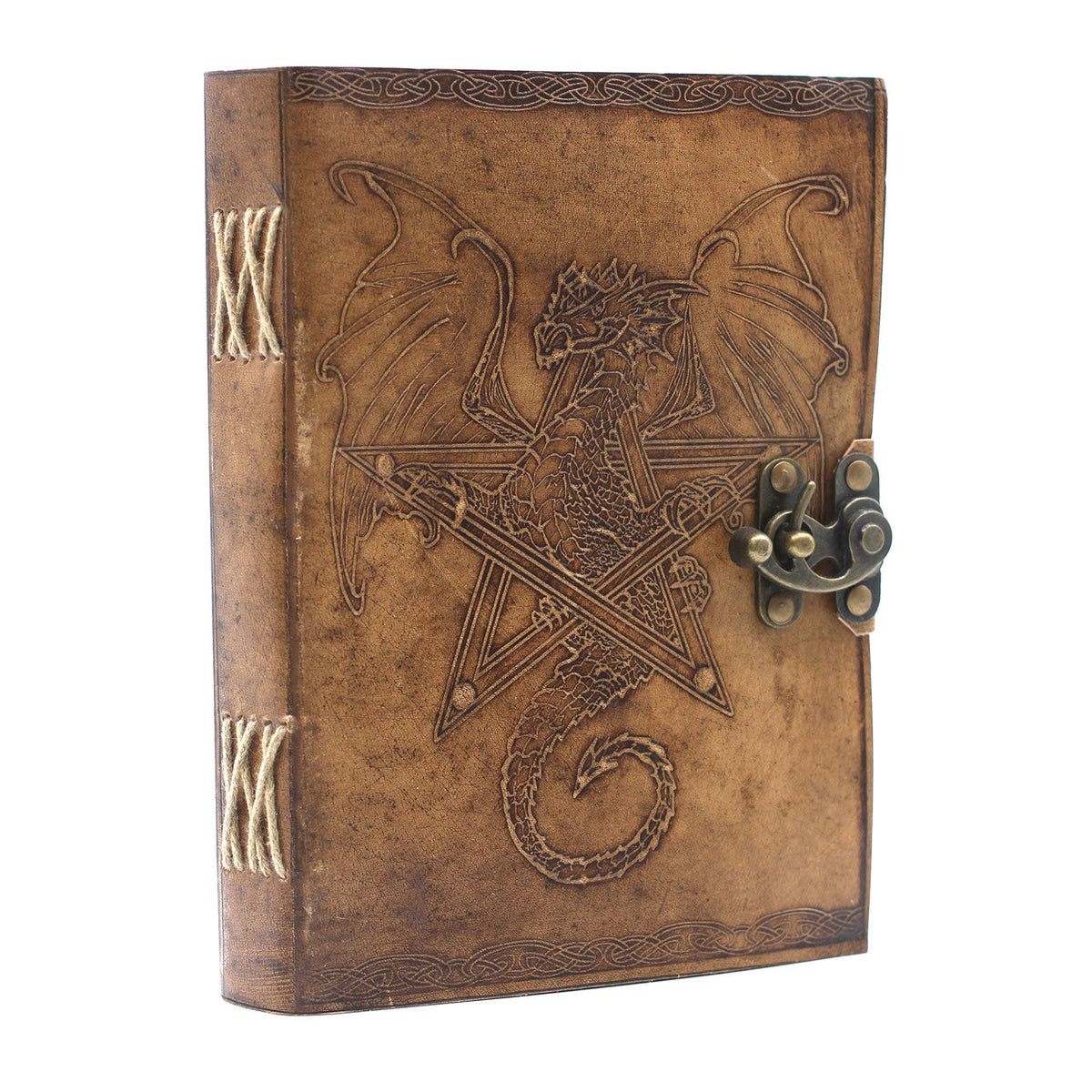 Leather dragon embossed notebook 6x8 inches, a distinctive and stylish gift for writers