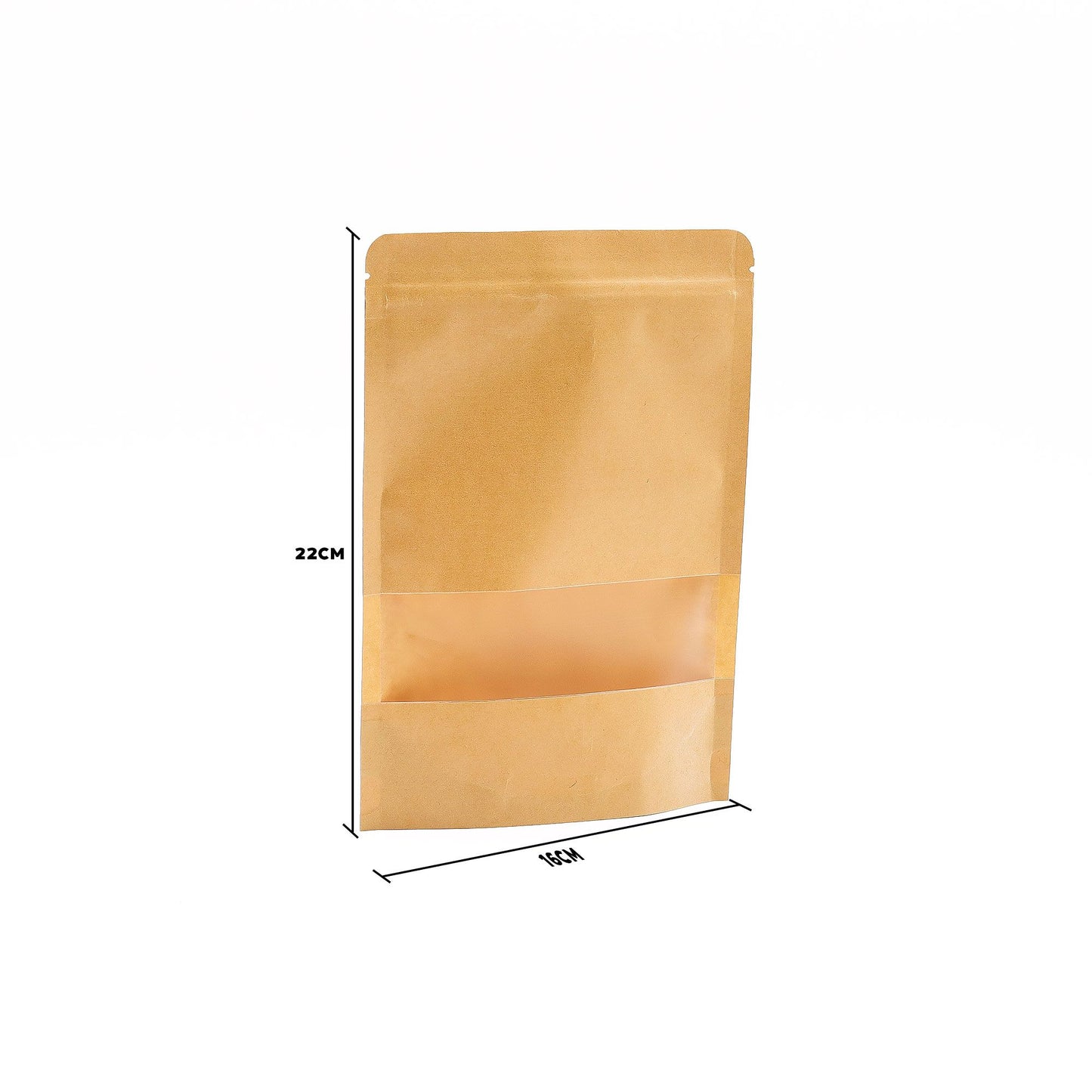 Kraft Window Bag 16 x24 cm