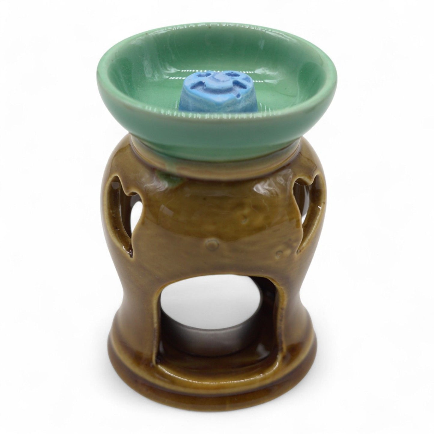 Classic Rustic Oil Burner - Heart Cut-out (assorted)