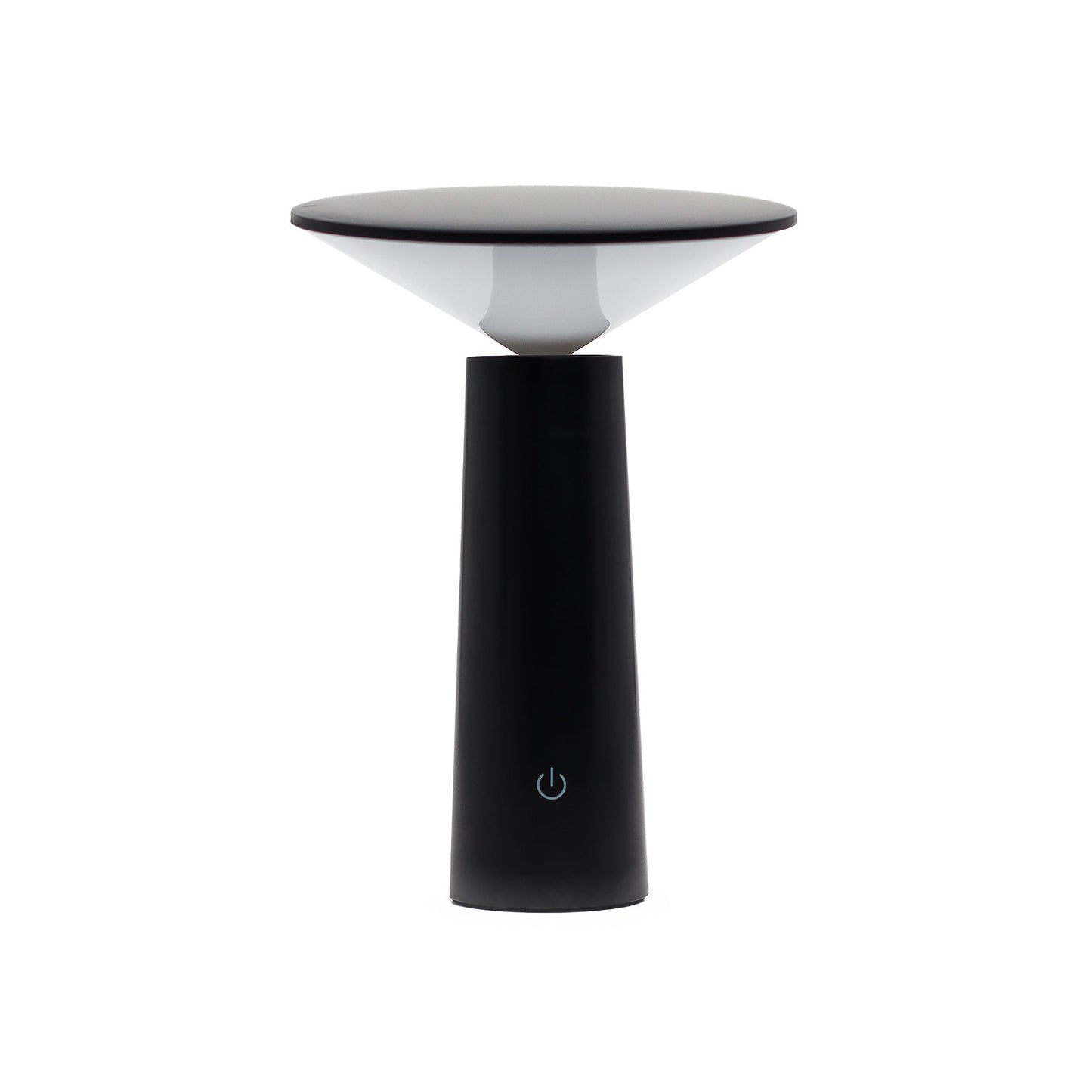 Touch Lamp - Black Mushroom- adjustable - pattern light USB (C) - Rechargable  (2000 Watt)
