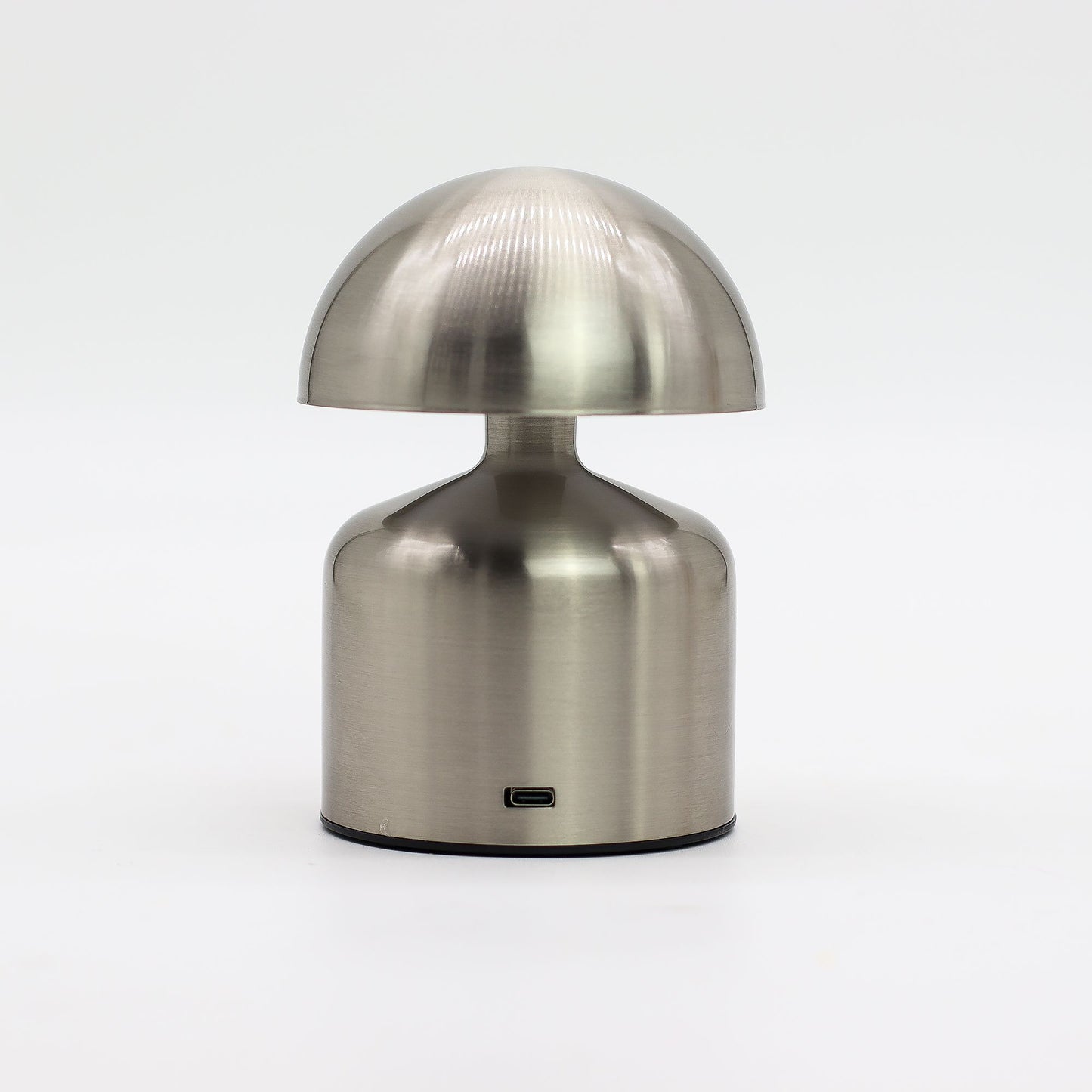 Touch Lamp - Dome Mushroom Silver - USB (C) - Rechargable  (400 Watt)