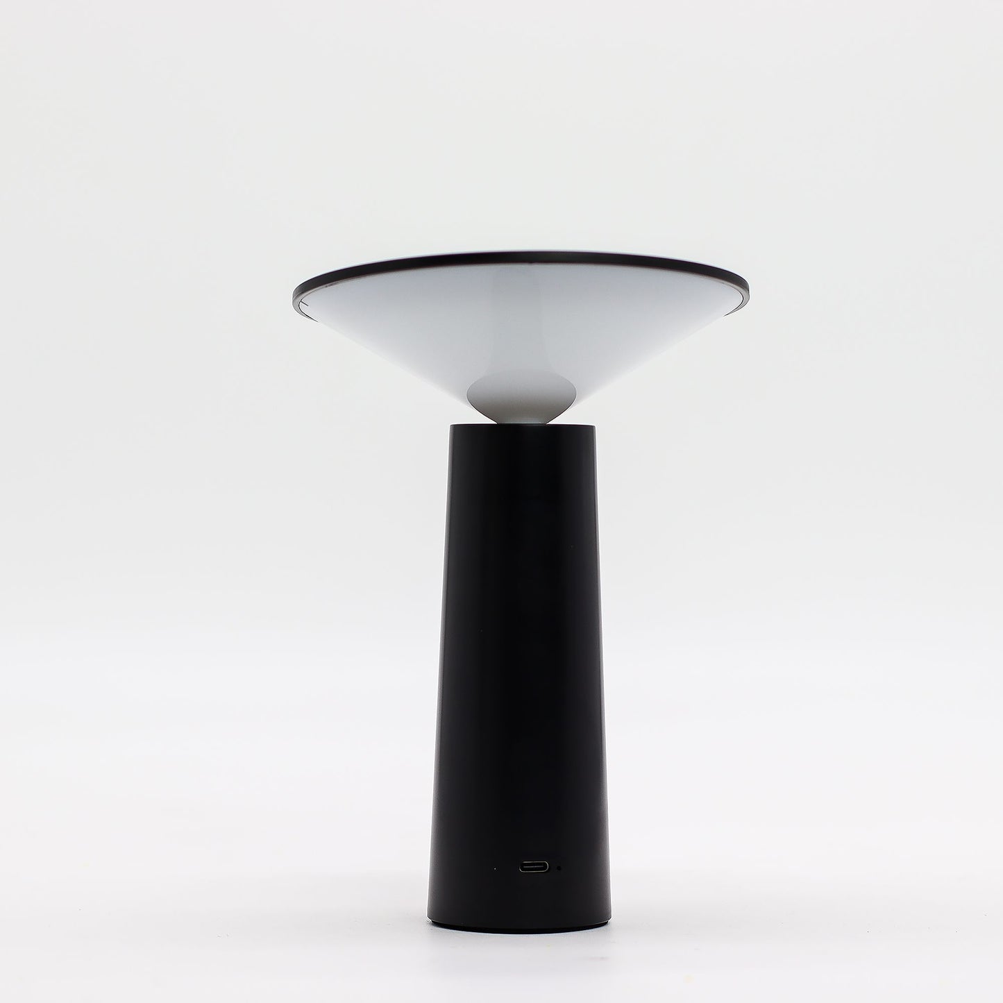 Touch Lamp - Black Mushroom- adjustable - pattern light USB (C) - Rechargable  (2000 Watt)