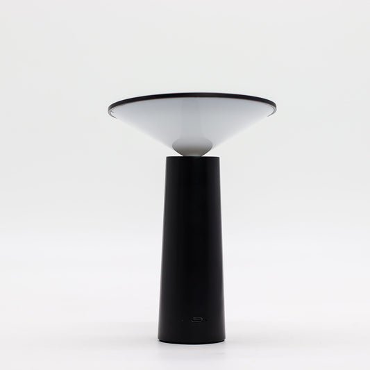 Touch Lamp - Black Mushroom- adjustable - pattern light USB (C) - Rechargable  (2000 Watt)