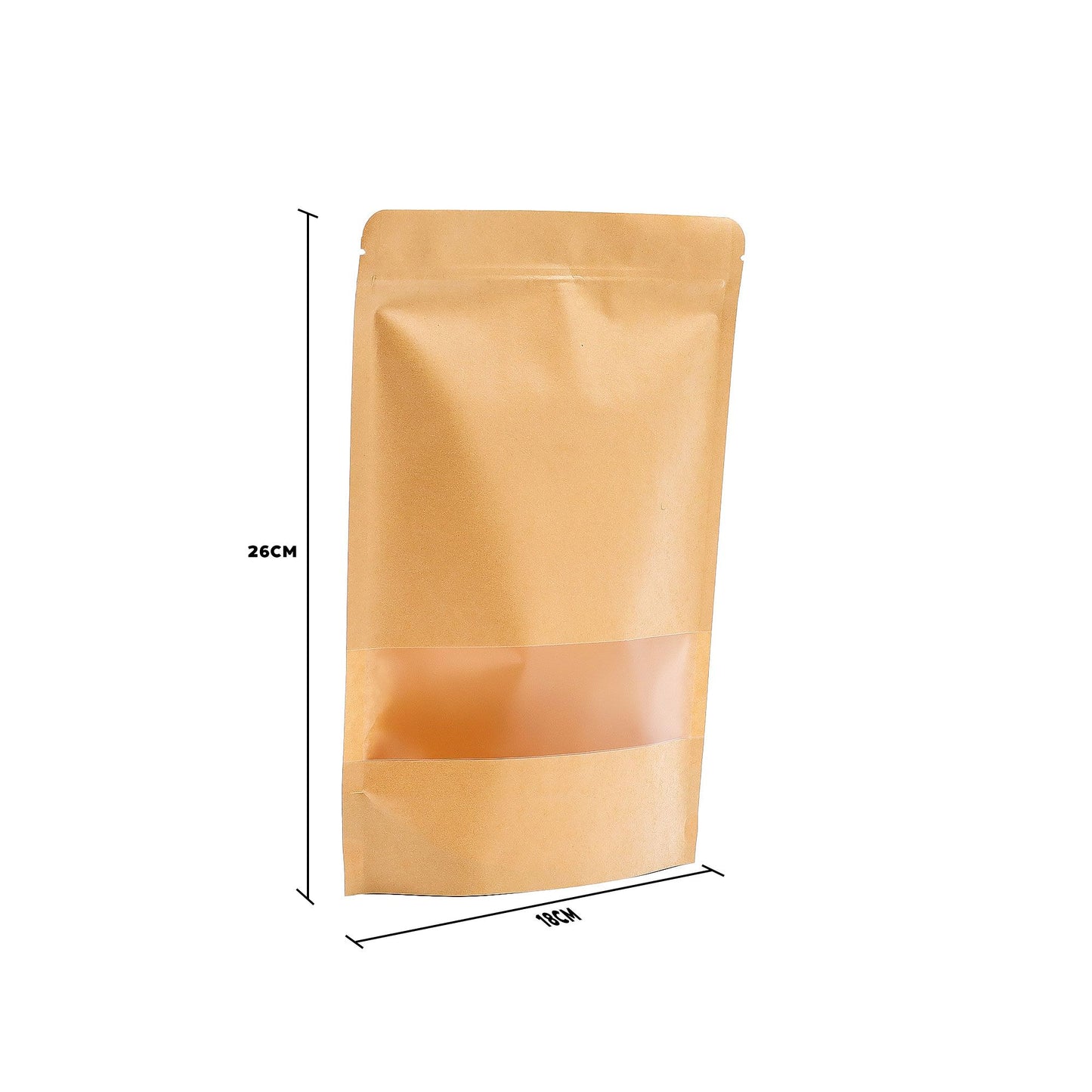 Kraft Window Bag 18x26 cm