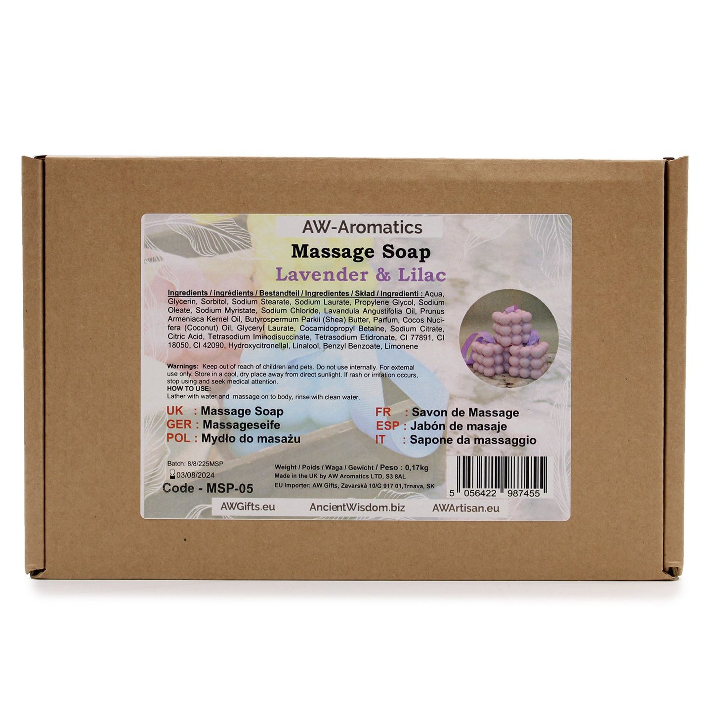 Massage Soaps - Lavender & Lilac