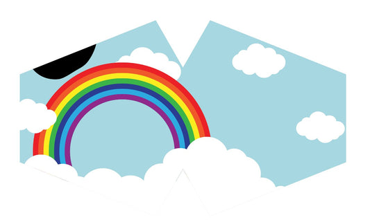 Reusable Fashion Face Mask - Rainbow (Children)