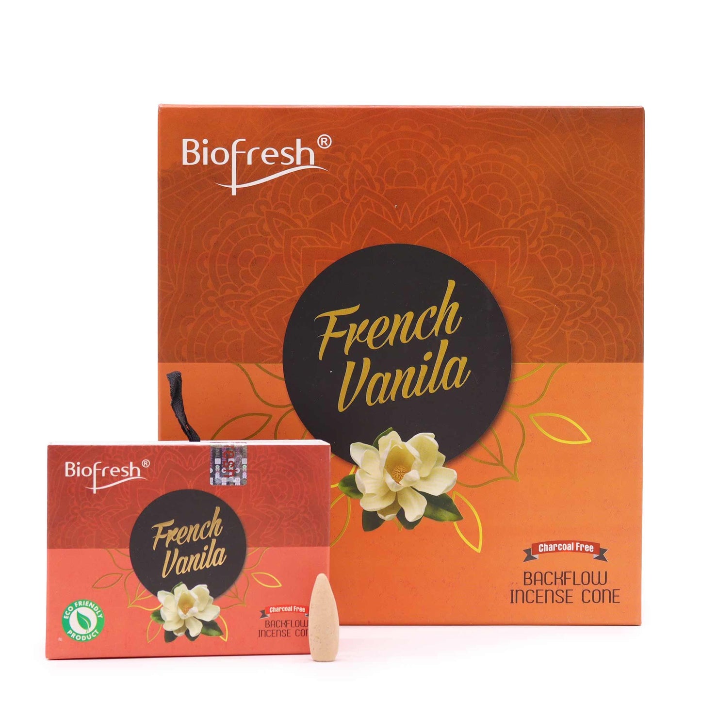 Biofresh Backflow Incense Cones - French Vanilla