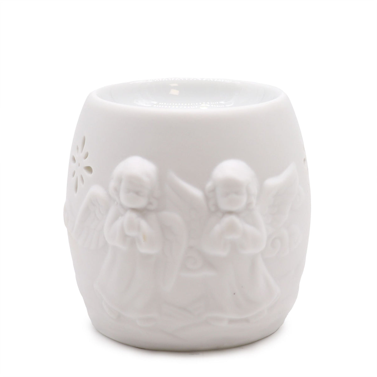 Cherubs oil burner in an assorted decorative design, a charming handcrafted gift for the home