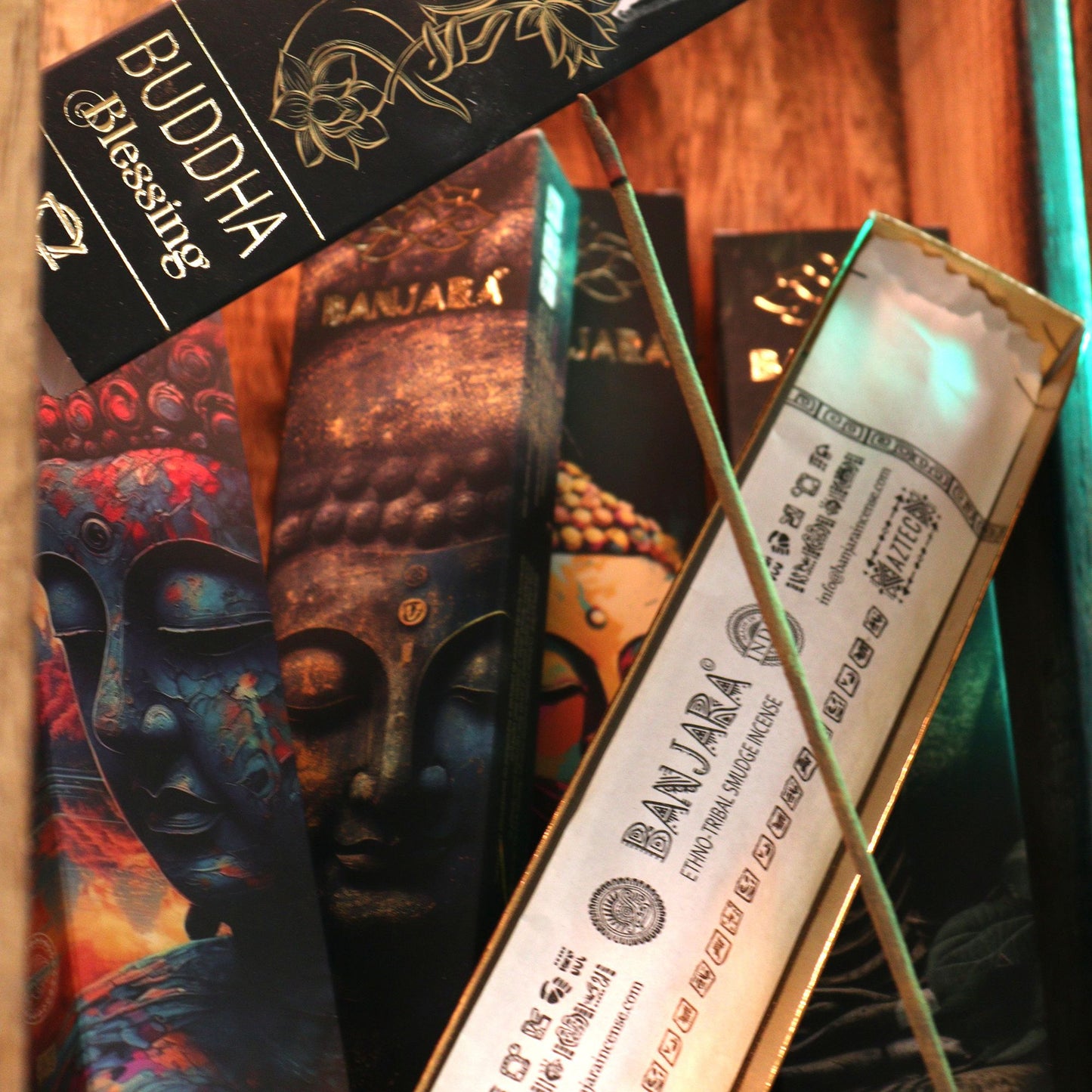 Banjara Buddha - Set of 6 - Box