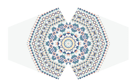 Reusable Fashion Face Mask - Aztec Tribal (Adult)