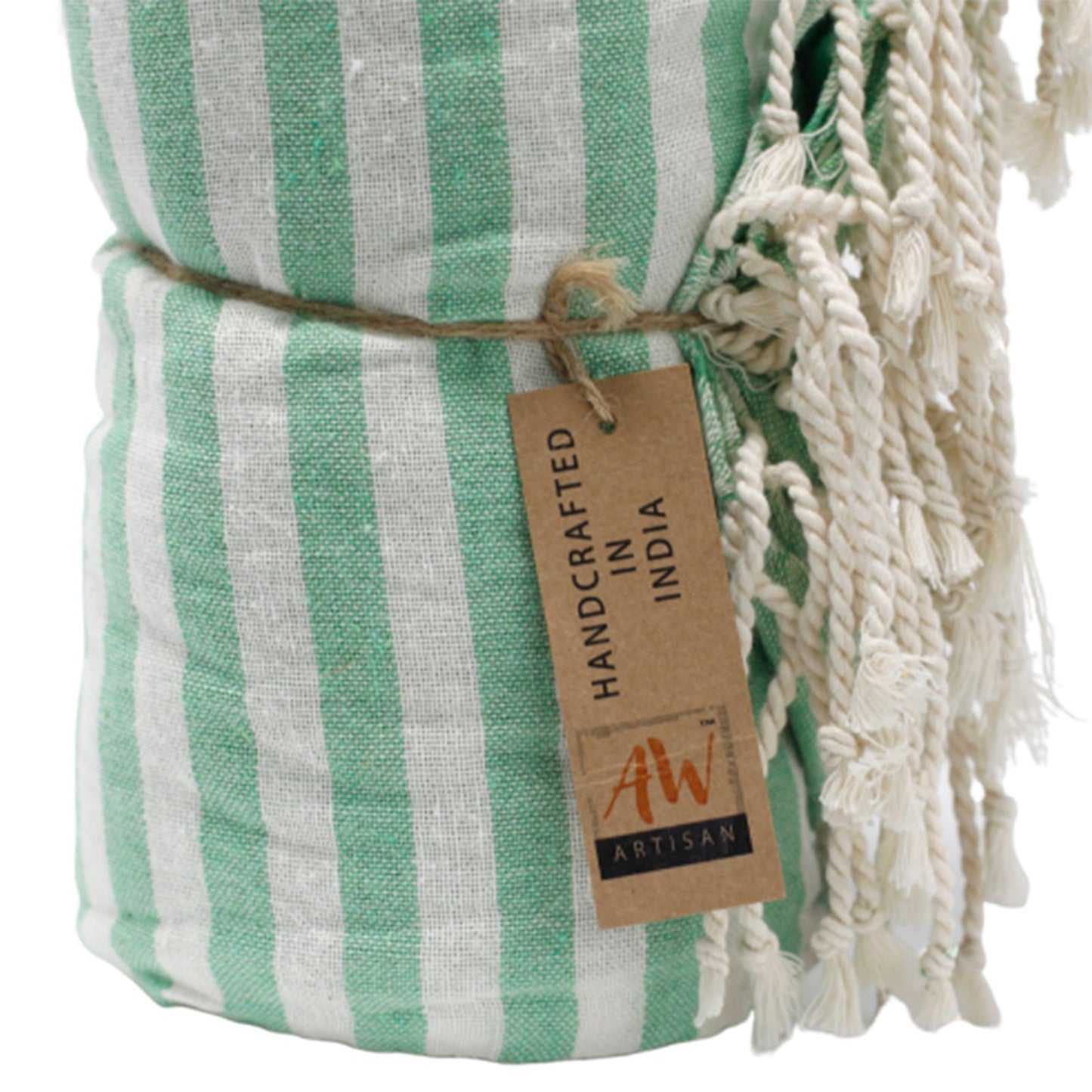 Cotton Pario Towel - 100x180 cm - Picnic Green