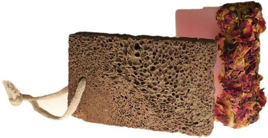 Volcanic Foot Stone -Square Soap Shape
