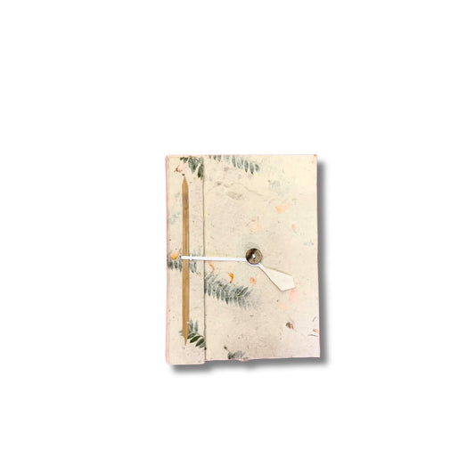 Mini Lokta Mixed Flowers Notebook Lrg (12x8cm) 40 leafs