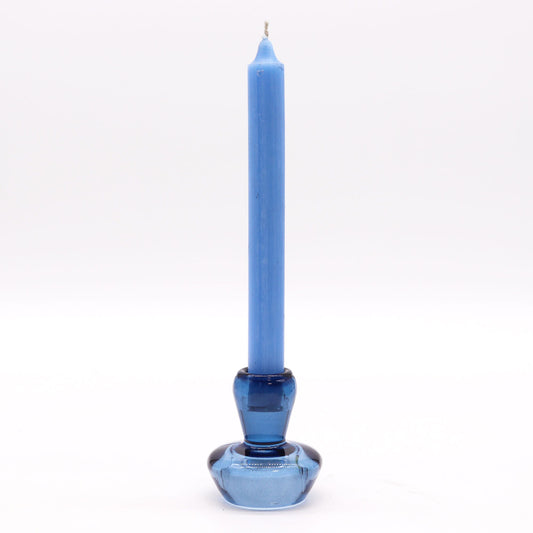 Mushroom Flip Dinner Candle / Tealight Holder - Royal Blue