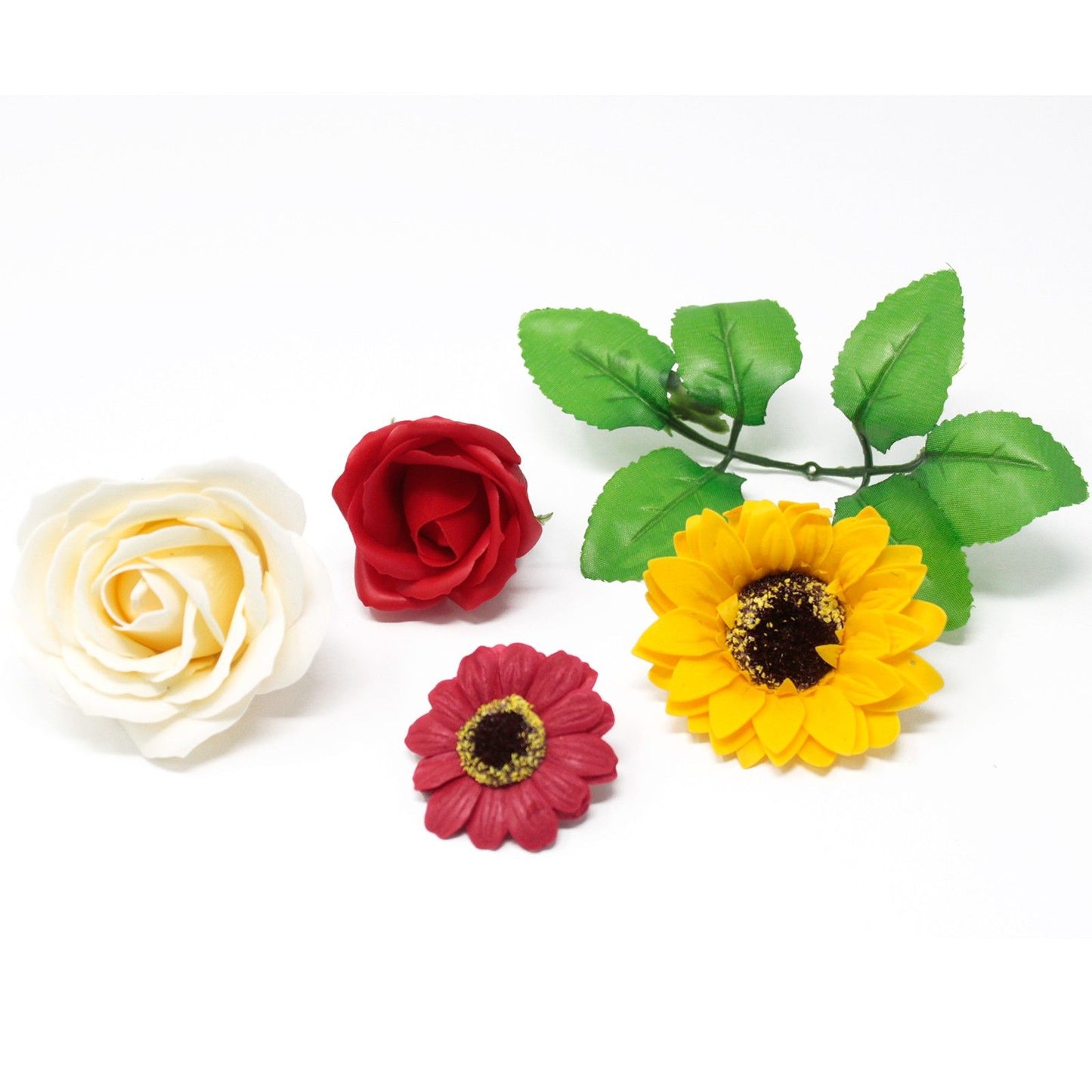 Craft Soap Flowers - Med Rose - Lavender