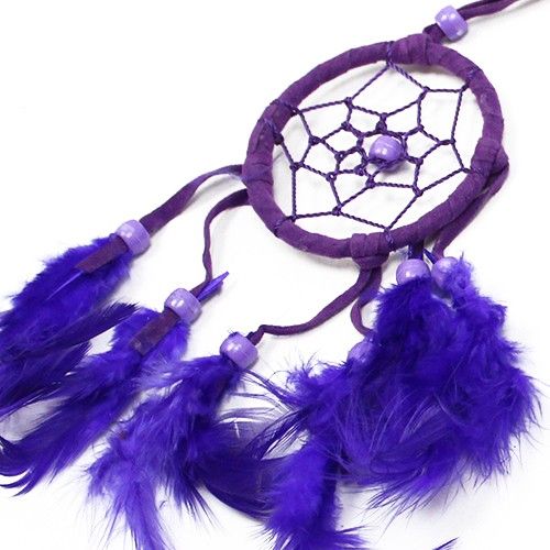 Bali Dreamcatchers - Small Round - Turq/Pink/Purp