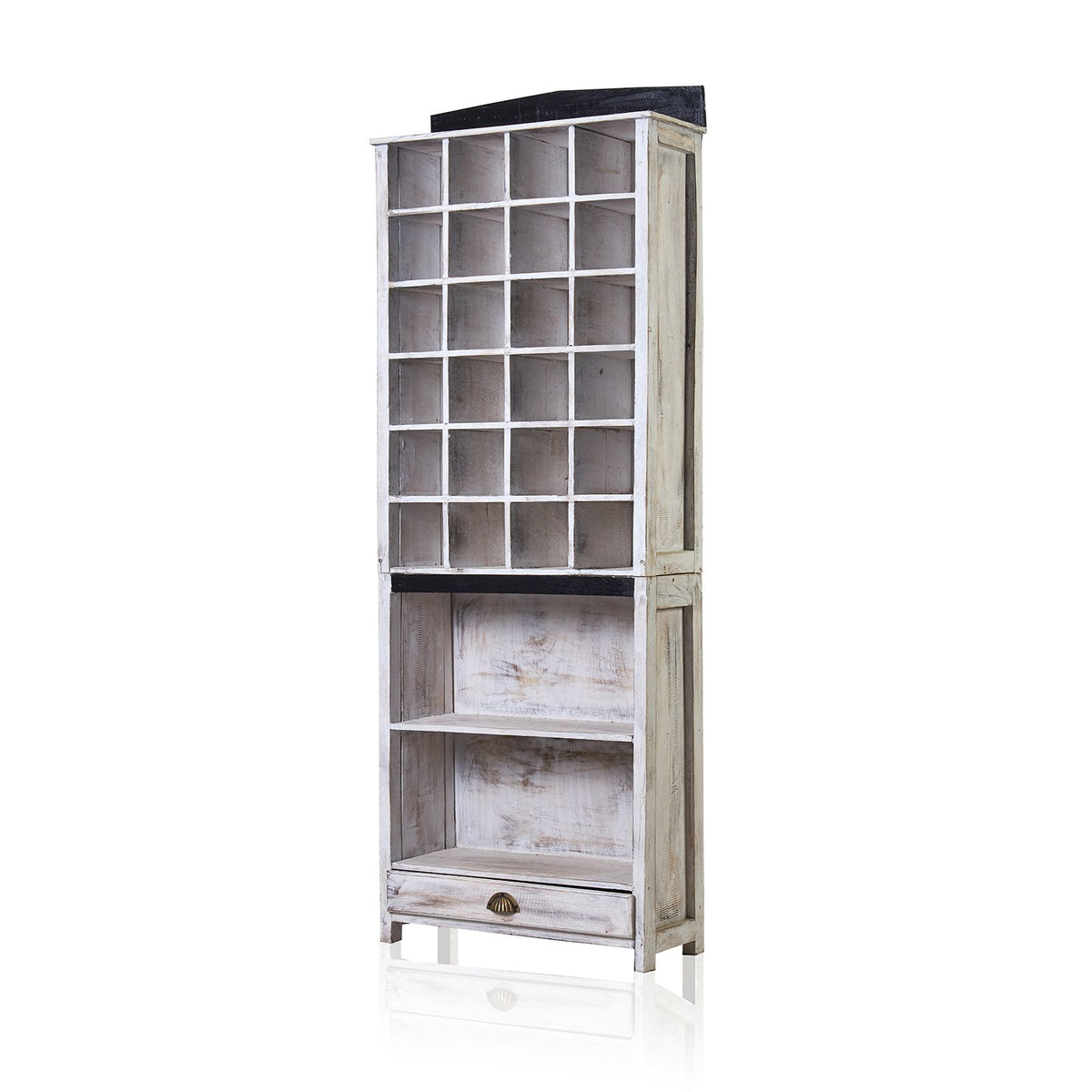 Whitewash finish dinner candle display stand, an elegant and decorative gift for the home